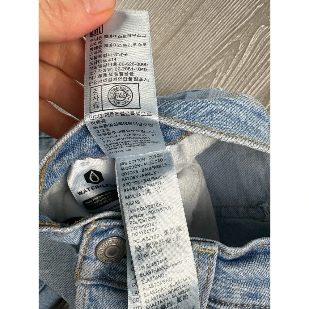 Levi's Ribcage Straight Ankle Women's Jeans Medium Wash Size 27 Length 27